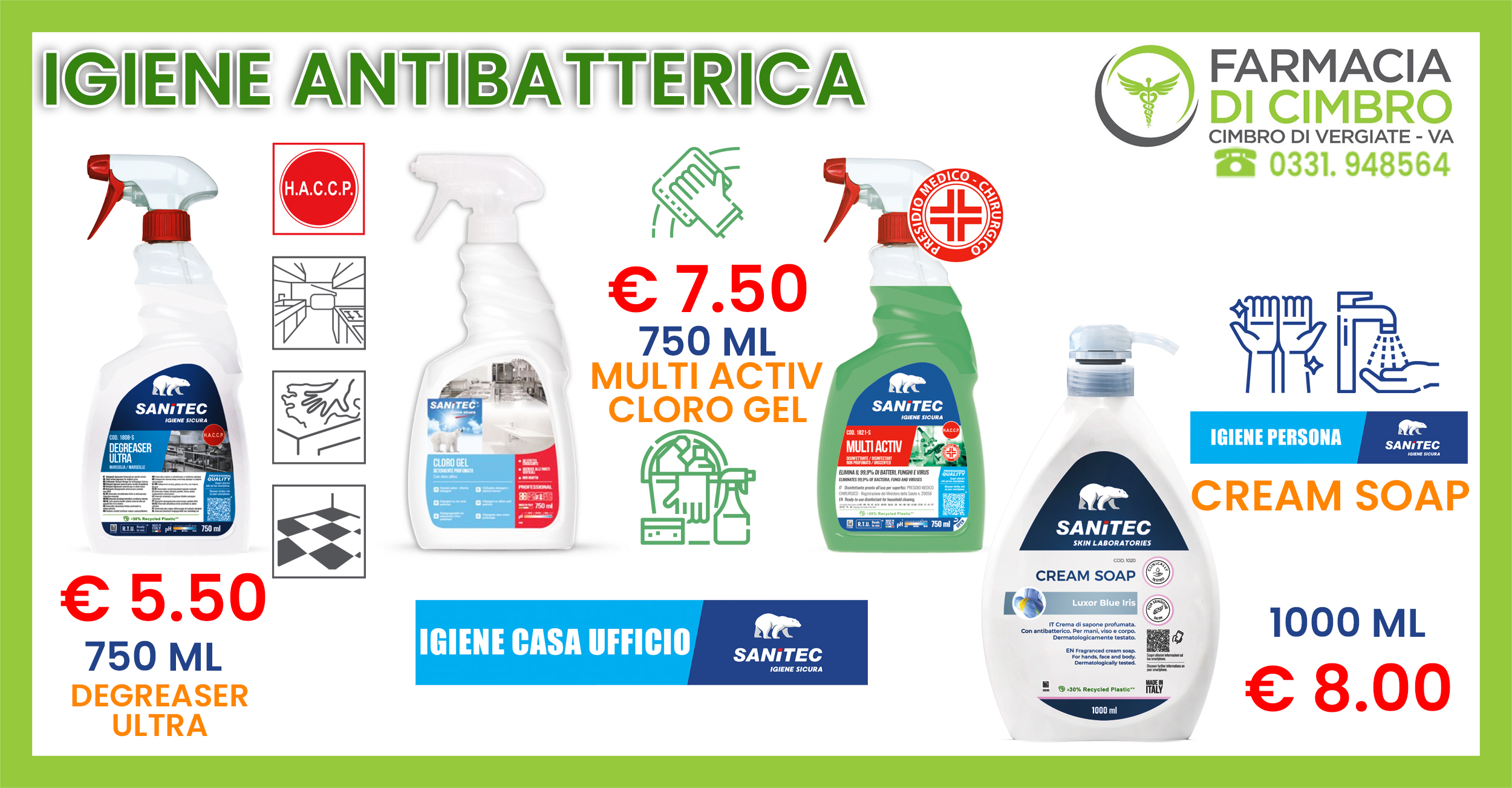 SANITEC - Marchi - Kit Ufficio